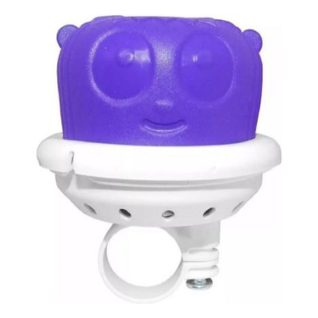 Buzina Colorida Fon Fon New Face Bike Criança Infantil Roxo