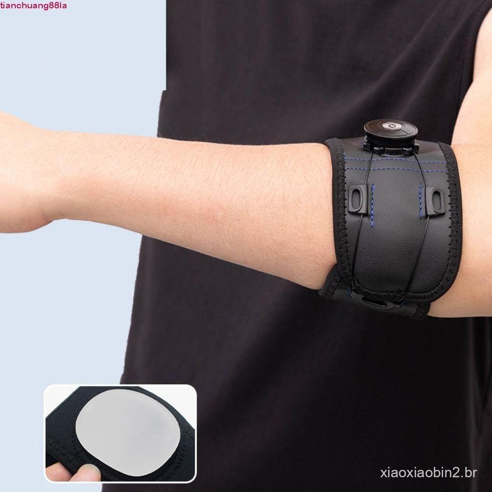 Faixa De Suporte De Braço TIANCHUANG , Cinta De Cotovelo De Tênis Com Almofada De Silicone Embutida Pressurizada , Botão