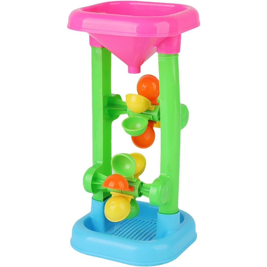 Brinquedo De Roda De Água-Girador De Atividade De Areia E , Conjunto Interativo De Jogos Ao Ar Livre , Design De Funil G