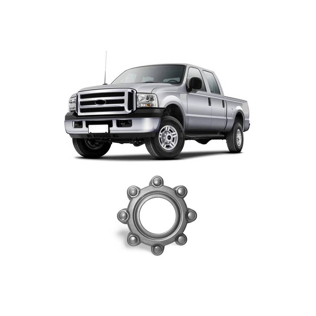CALOTA F250 1998 2012 PRATA VAZADA CENTRAL RODA