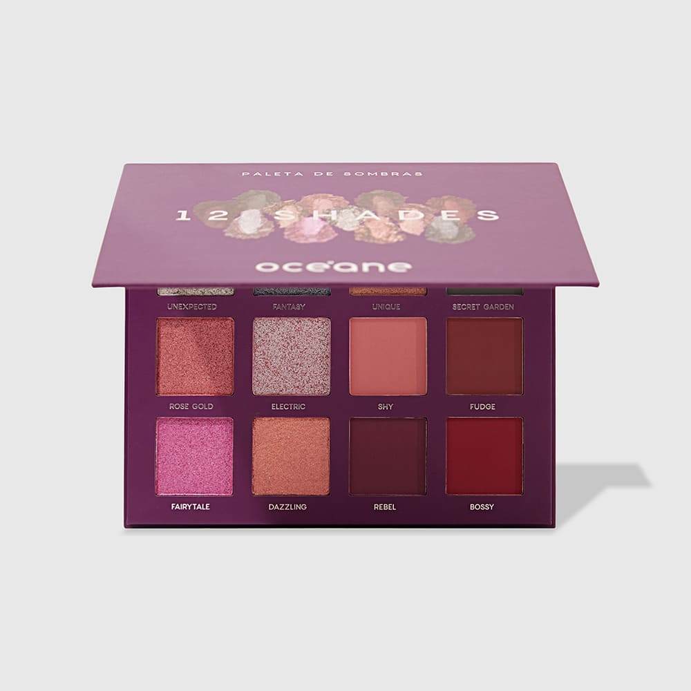 Imagem Paleta de Sombras - 12 Shades Océane Purple 26,5g