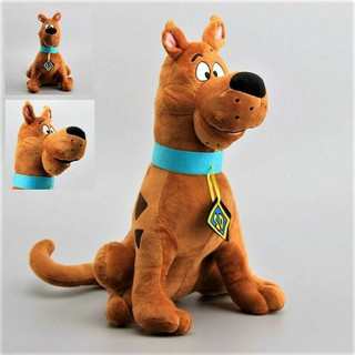 35cm Lovely Scooby-Doo Plush Toy Brown Dandy Dog Doll Movie Girlfriend Gift Animation Pillow Cushion Toy