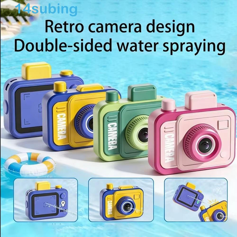 SUBING Câmera Blaster De Água , Brincadeira Engraçada , Bicos Dianteiros E Traseiros , Brinquedo Esguicho Retrô Portátil