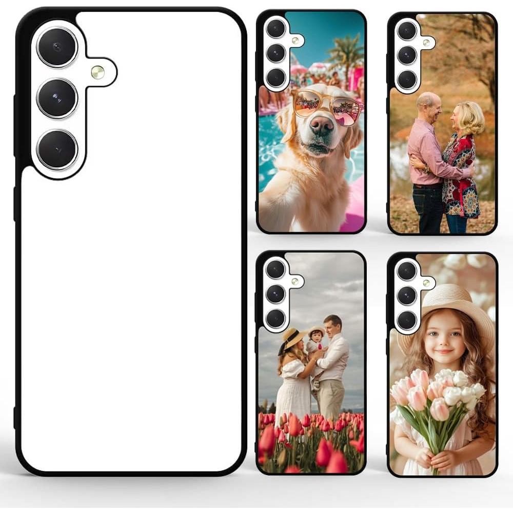 Phone Case for Galaxy S25 Plus Sublimation Blank Case | 5 Piece,Soft TPU & Hard PC & Printable Blank Aluminum,DIY Custom