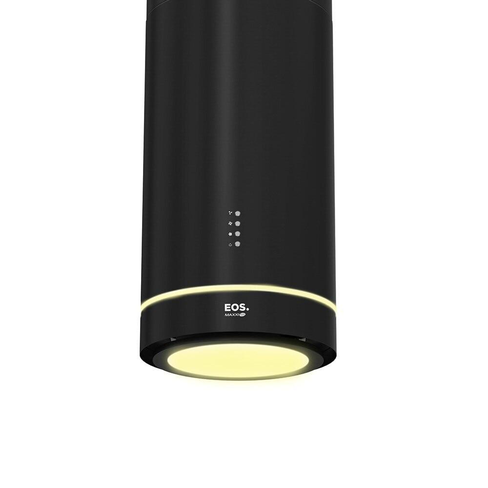 Coifa e Depurador de Ilha EOS 38cm Maxxi Air Redonda All Black 1200m³/h EMCO41IRP 110V