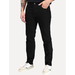 Calça Levis Original Jeans Masculina 501 Original Regular Preta