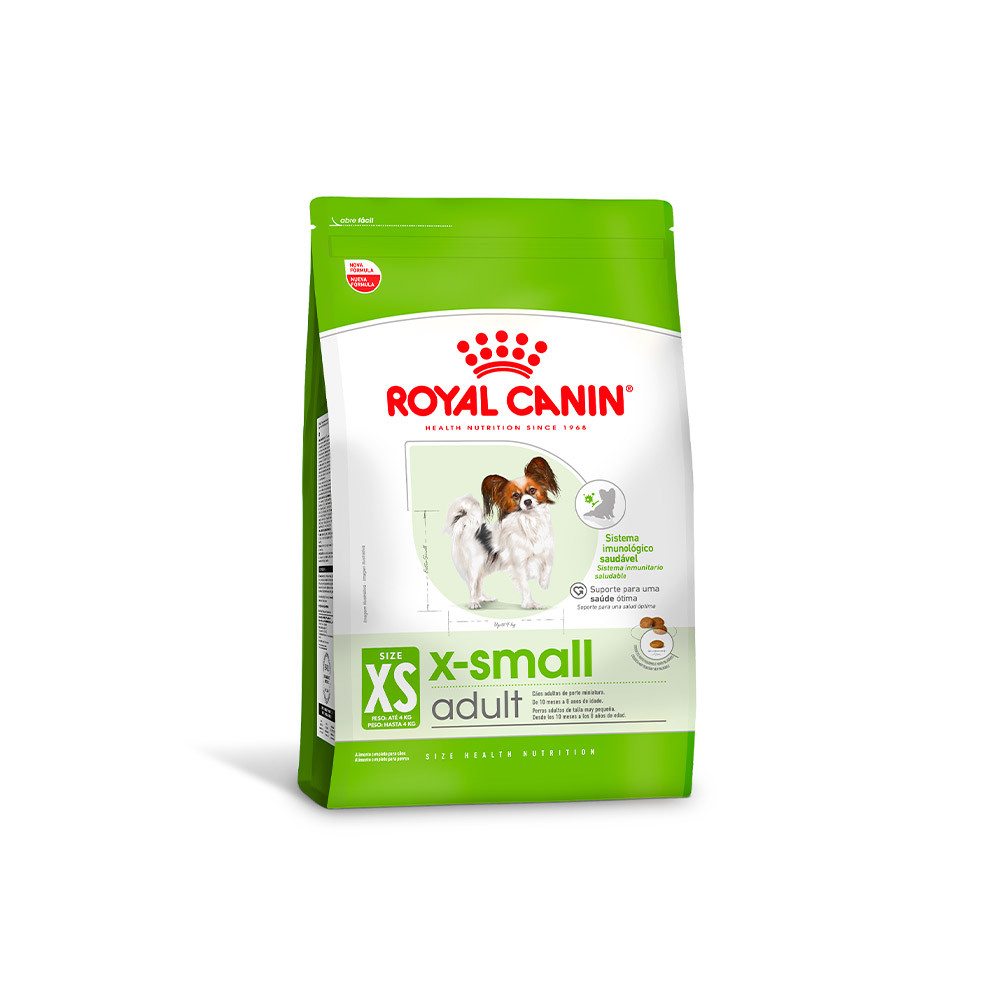 RAÇÃO ROYAL CANIN X-SMALL ADULTO PARA CAES RAÇAS MINI 2,5KG