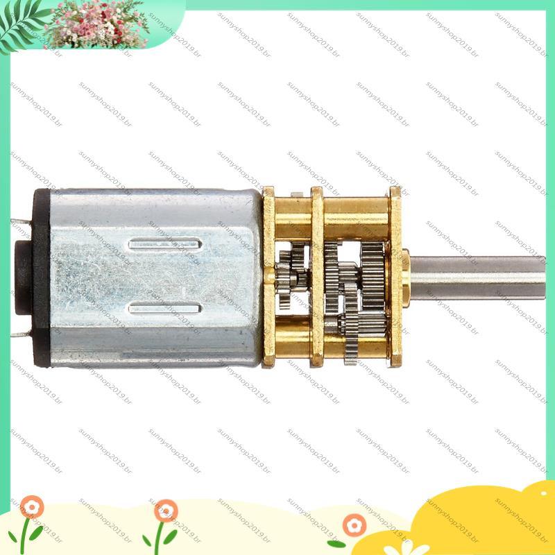 [Bestseller S] JA12-N20 Modelo DC 12V 100RPM Torque mini Motor Prata + Ouro