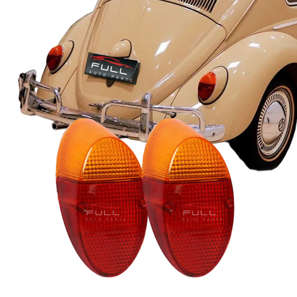 Par Lente Lanterna Traseira Fusca 1200 1300 1962 1963 a 1970