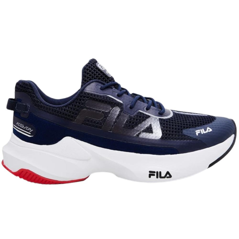 Tênis Fila Recovery Masculino - Marinho/Grafite/verm