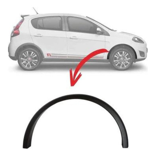 Imagem Moldura Paralama Direito Fiat Palio Sporting