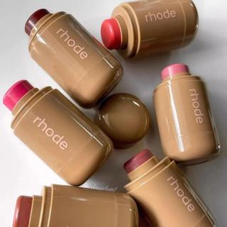 Rhod Pocket Blush Lip Stick And Cheek Hidratante Natural Rouge Powder Creme Batom Bochech…