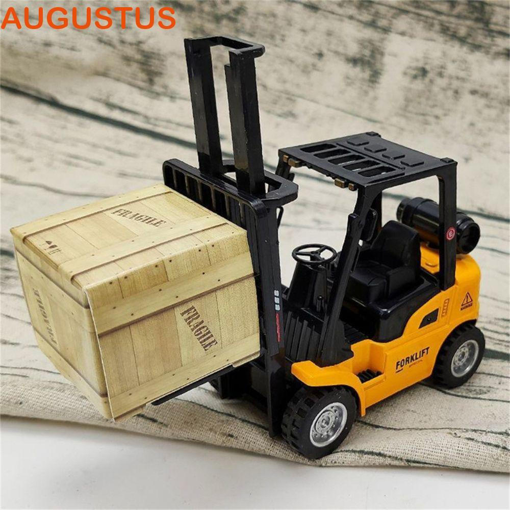AUGUSTUS Empilhadeira Brinquedo De Fricção Crianças Modelo De Carro Infantil Mini Presentes Construção De Veículos Cláss