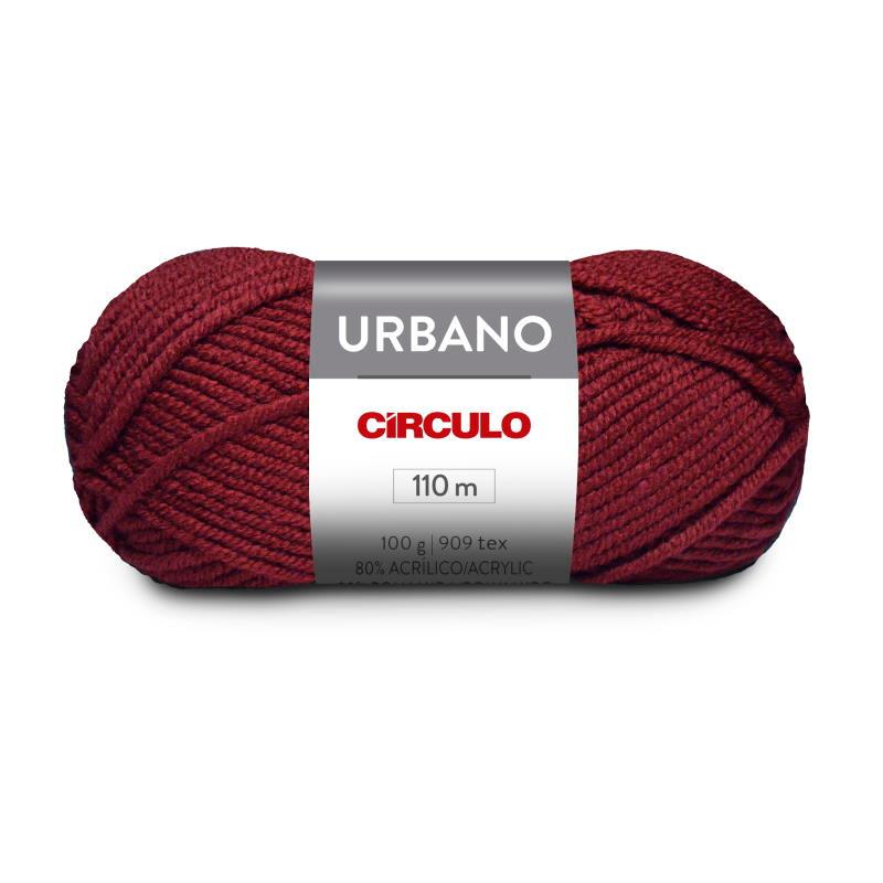 Pacote 5 Lã Circulo Urbano 100g TEX 909 (fio grosso e macio)