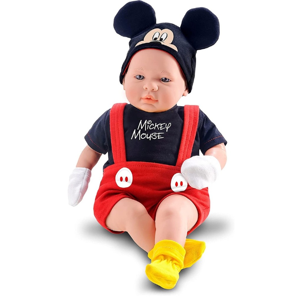 Brinquedo Boneco Recém Nascido Para Crianças Mickey Mouse 5161- Roma