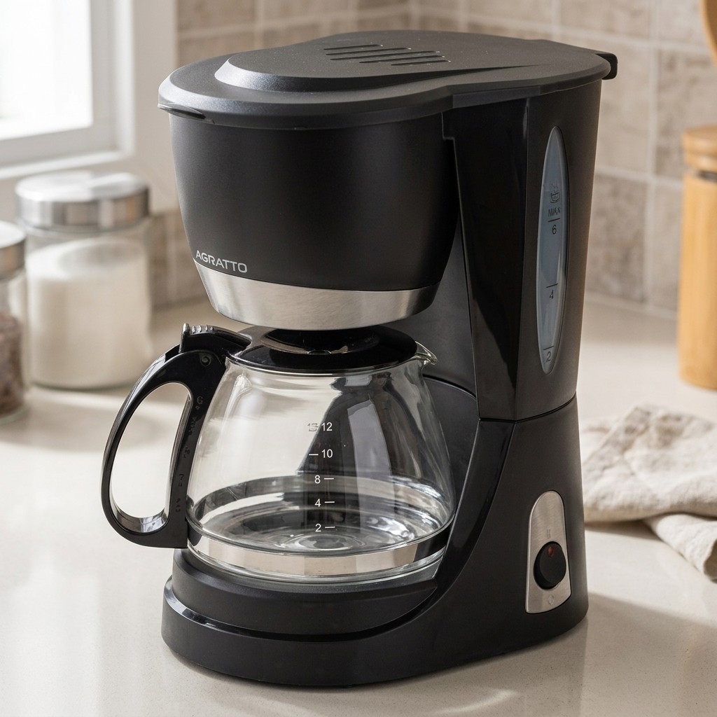 Cafeteira Elétrica Agratto Vetro Caffe 15x 220V 127V Portátil Expresso Melhor Café Inox