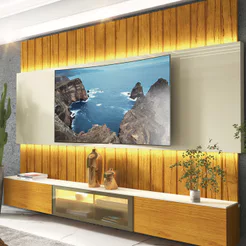 Home Soberano Reflecta 230 Naturale com Off White com Led