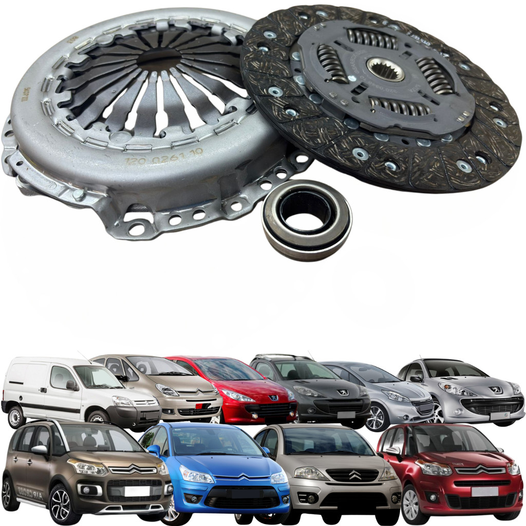 Kit Embreagem LUK AirCross Berlingo C3 C3 Picasso C4 Xsara Xsara Picasso 206 207 208 307 308 Hoggar Partner 6203086000