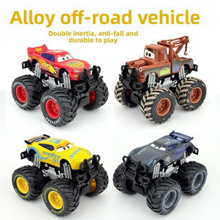 Carro De Liga De Inércia McQueen & Mater-Brinquedo De Caminhão De Corrida Movido A Fricção 4WD Para Meninos E Crianças P