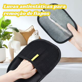 【Extra Grande】Removedor de Pelos Mágico Portátil para Gatos e Cães Escova Reutilizável para Roupas e Sofás