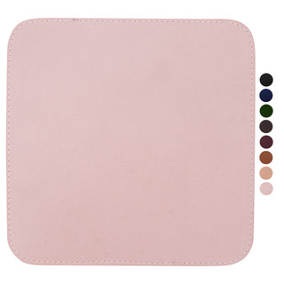 MousePad Couro Costurado Liso Antiderrapante Impermeável