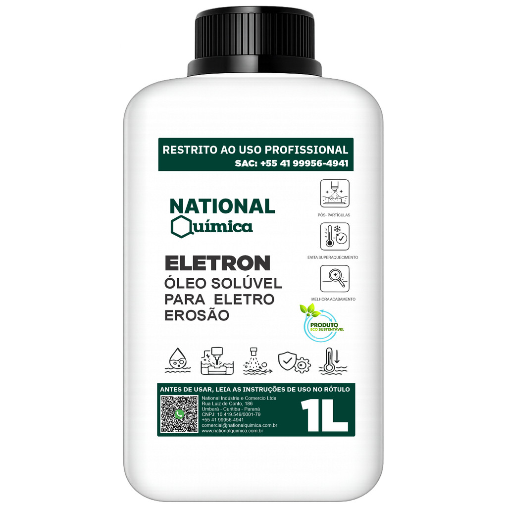 Óleo Solúvel para Eletroerosão 1 L Eletron National Química