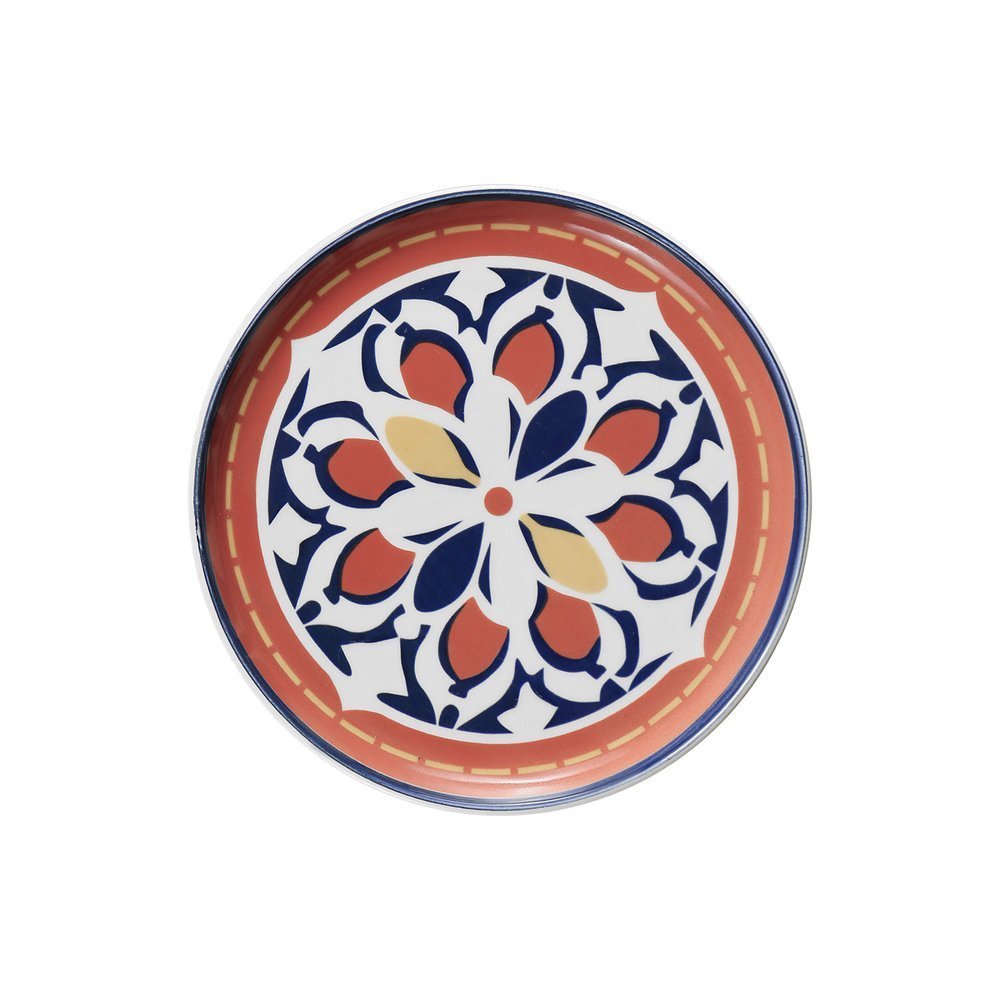Conjunto de Pratos Para Sobremesa Com 06 Peças 20cm Oxford Flat Sevilha