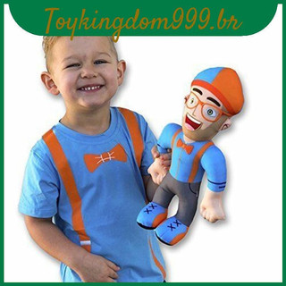 30cm Blippi Brinquedos De Pelúcia Cartoon Soft Enlightenment Propaganda Doll Kids Gifts