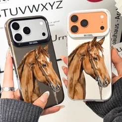 Capa de celular cavalo para iphone 17 16 15 14 13 12 11 pro max 7 8 14 plus x xs max