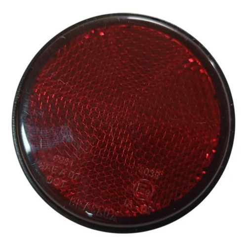 Refletor Olho Gato Parachoque Traseiro Suzuki Jimny 1.3 2018 Vermelho
