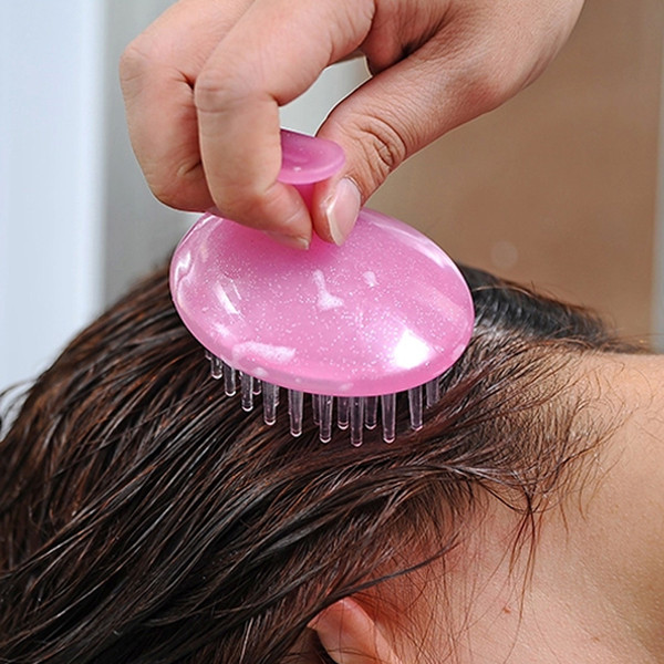 Japão importado do japão cabeça massageador escova de massagem Anti-coceira vivo couro cabeludo shampoo escova de massag