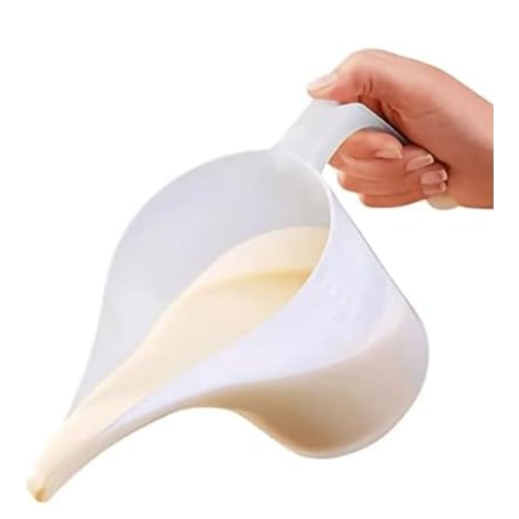 Jarra Funil Culinária Graduada com marcação 1 Litro Cozinha Transparente