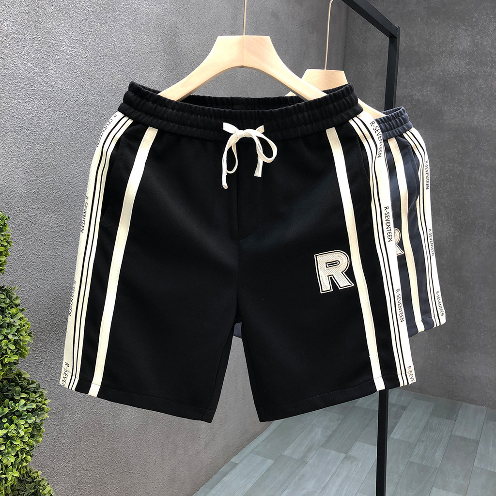 Moda wear verão Shorts masculino Street wear na moda exterior usar calças de cinco pontos masculino verão esportes casua