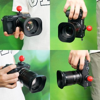 Capa de Metal quadrada 52mm adequada para Fuji 16-50 Canon R50 pequeno Spittoon Sony Mingjiang Shima 62mm