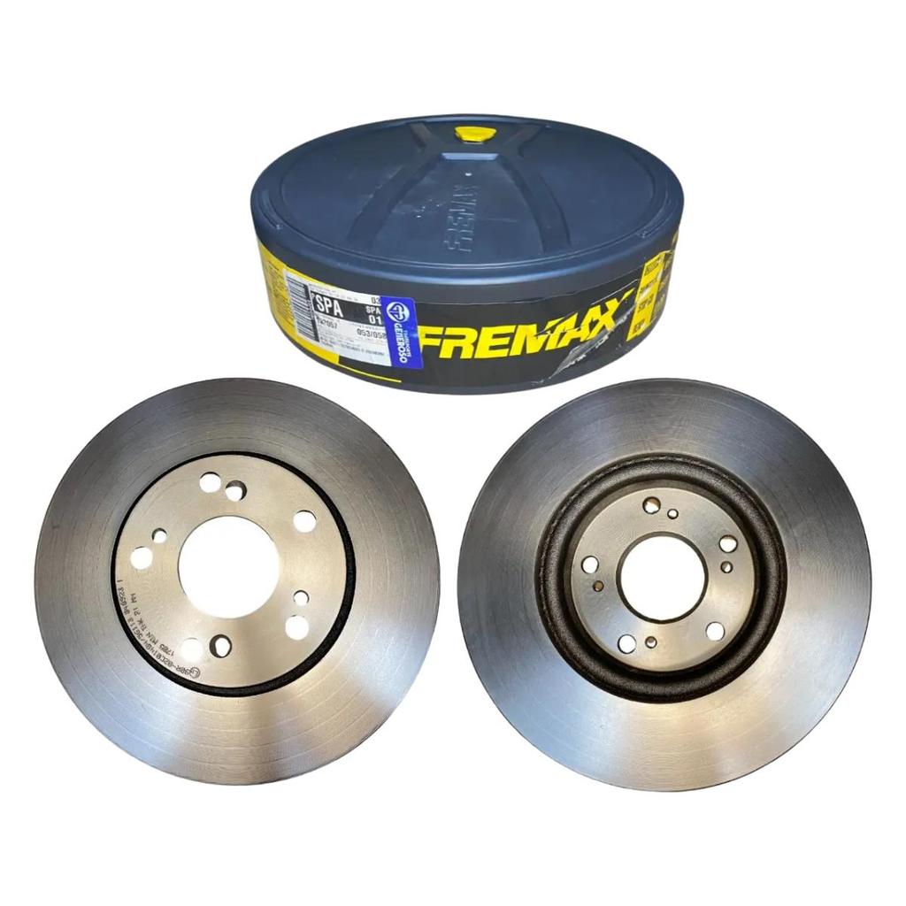 PAR DISCO DE FREIO FREMAX PARA HONDA HR-V E CIVIC 2.0 16V 2012 2026