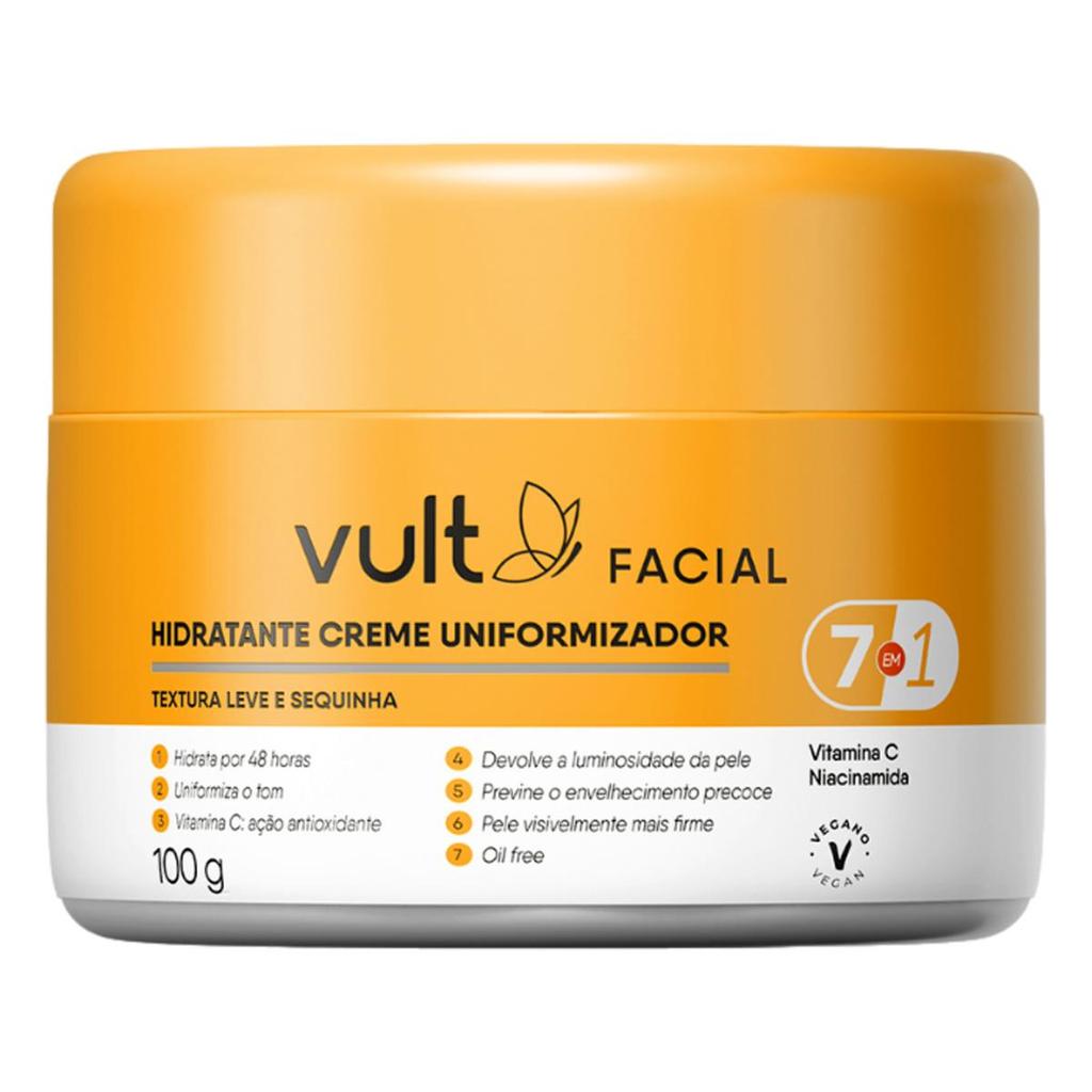 Vult Hidratante Uniformizador Facial 100g