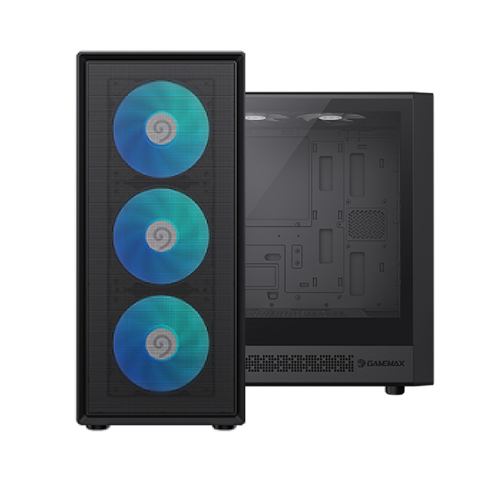 Gabinete Gamer Gamemax Storm 2 AB BK, m-ATX, Vidro Temperado, Sem Ventilador