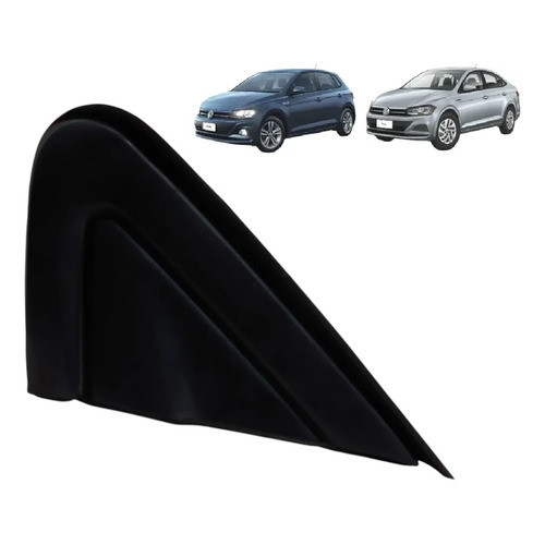 Acabamento Externo Retrovisor Esquerdo Polo Virtus 2018 Preto