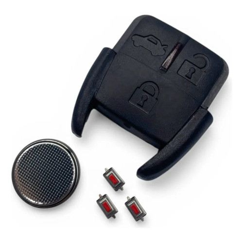 Carcaça Chave + Bateria Cr2032 Classic Corsa Celta 3 Botões