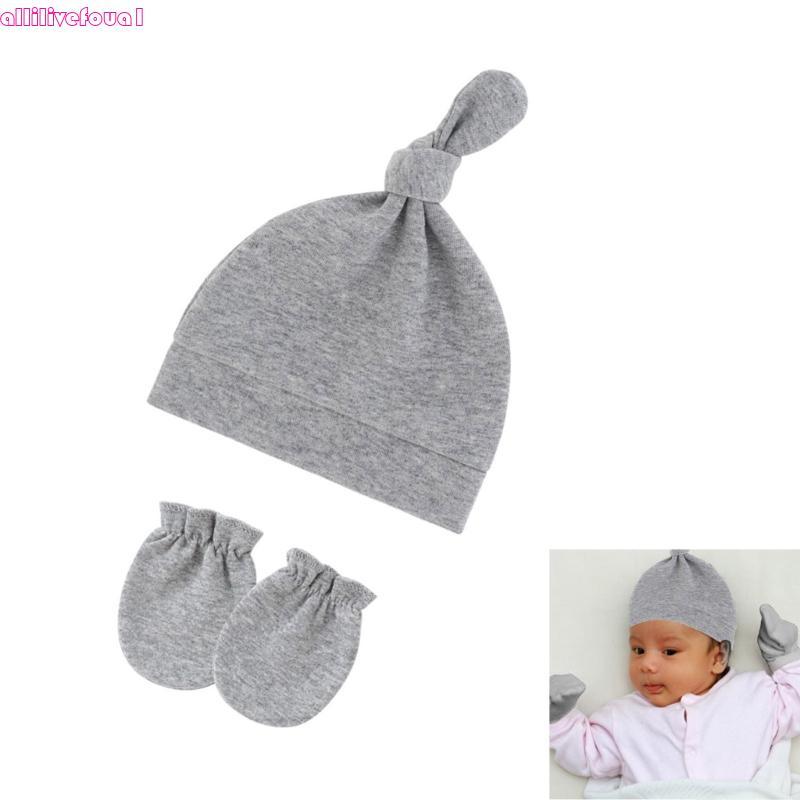 allilivefoua1 1 Conjunto Para Bebê, Recém-Nascidos, Resistentes A Arranhões, Bonés Elegantes