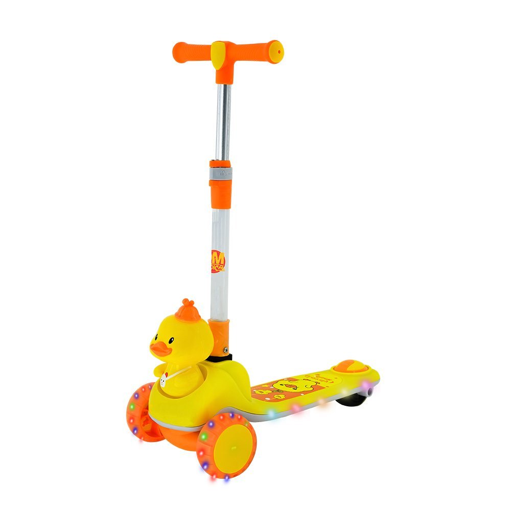 Patinete Patinho Feliz Com Luz e Som DM Toys DMR6815