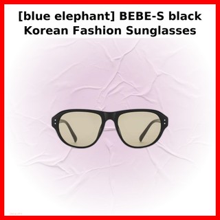 [Elefante Azul] Óculos De Sol Pretos Da Moda Coreana BEBE-S/Coreanos/Estilo Wayfarer/100 % Genuíno JBEAUTY