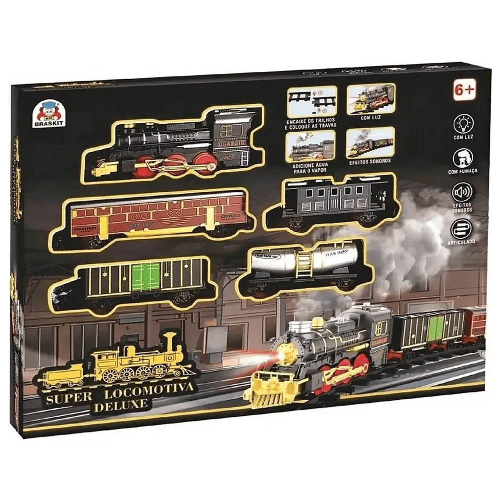 Ferrorama Super Locomotiva Expresso 800-6 Braskit Grande