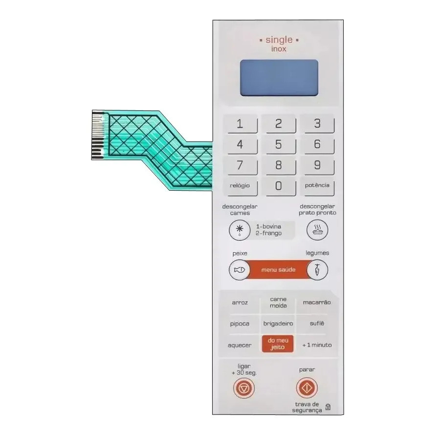 Membrana Microondas Brastemp Bmy25 Bmy 25 Single Inox
