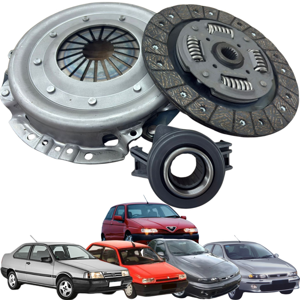 Kit Embreagem MECARM para 145 Brava Coupé Marea Tempra Tipo 1.8 2.0 16V 2.0 8V Aspirado MK9437-I