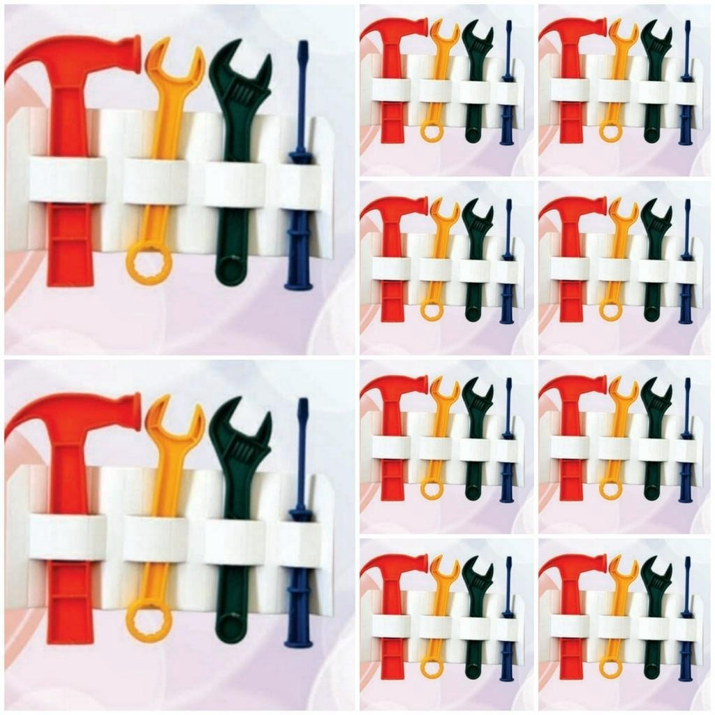 Kit Com 20 Ferramentas de brinquedo para lembrança Para Festas