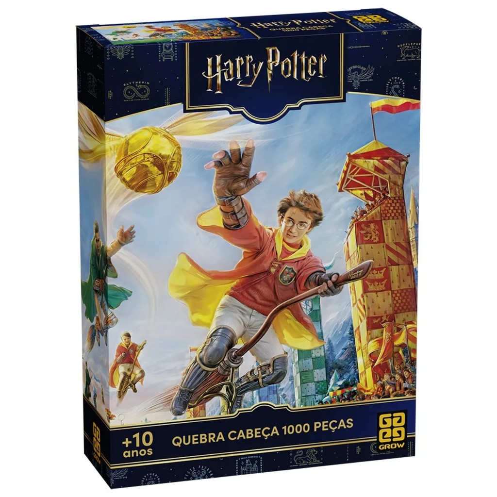 Quebra Cabeça 1000 Peças Harry Potter Quadribol 04984 - Grow