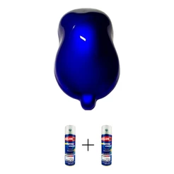 Tinta Spray Automotiva Azul Sensation 300ml + Spray Verniz