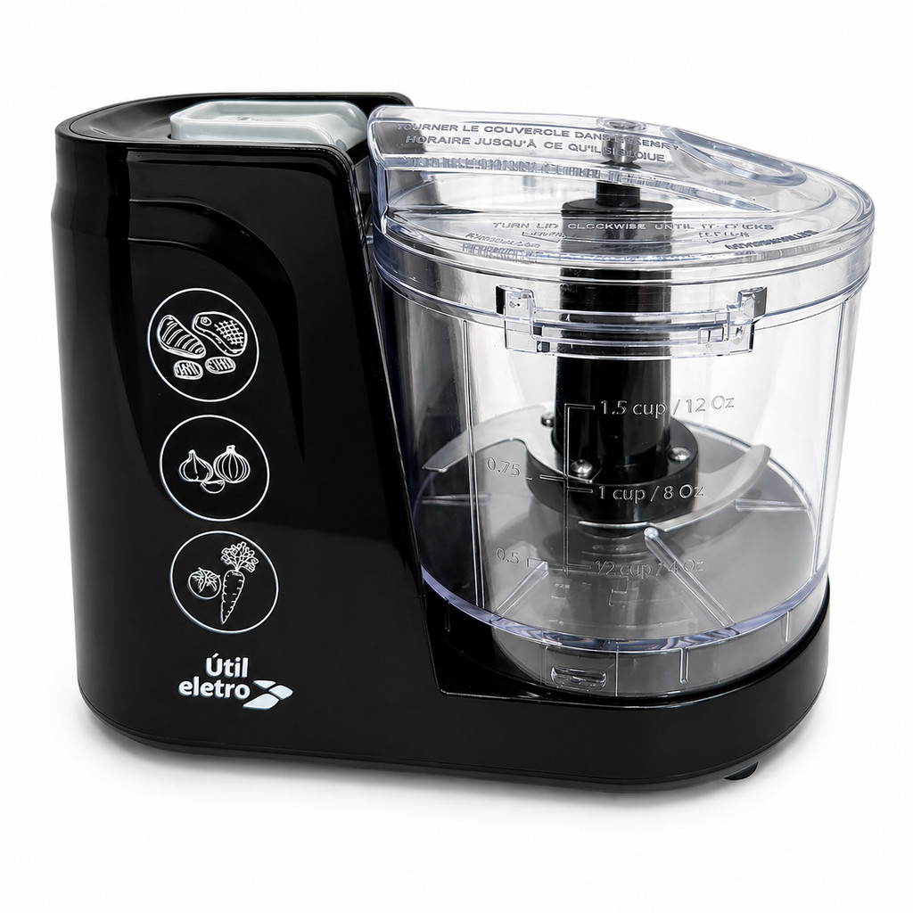 Mini Processador Elétrico 350ml 220V para Cozinha