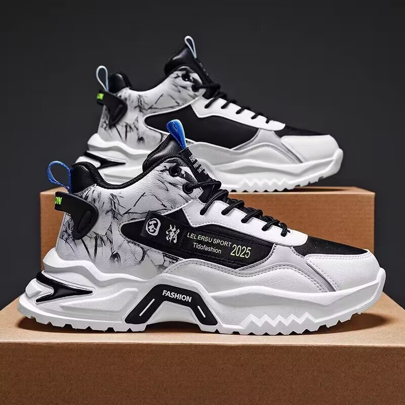 Sapatos de alta qualidade masculinos primavera novo estilo sapatos masculinos na moda All-Match pai sapatos masculinos i